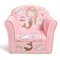 Super Soft Velvet Kids Couch Sofa with Armrests and Ergonomic Backrest